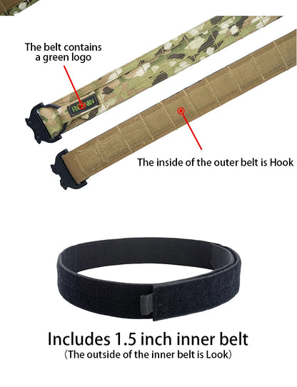 Ronin Style Tactical SENSHI Belt 【2 Inch】