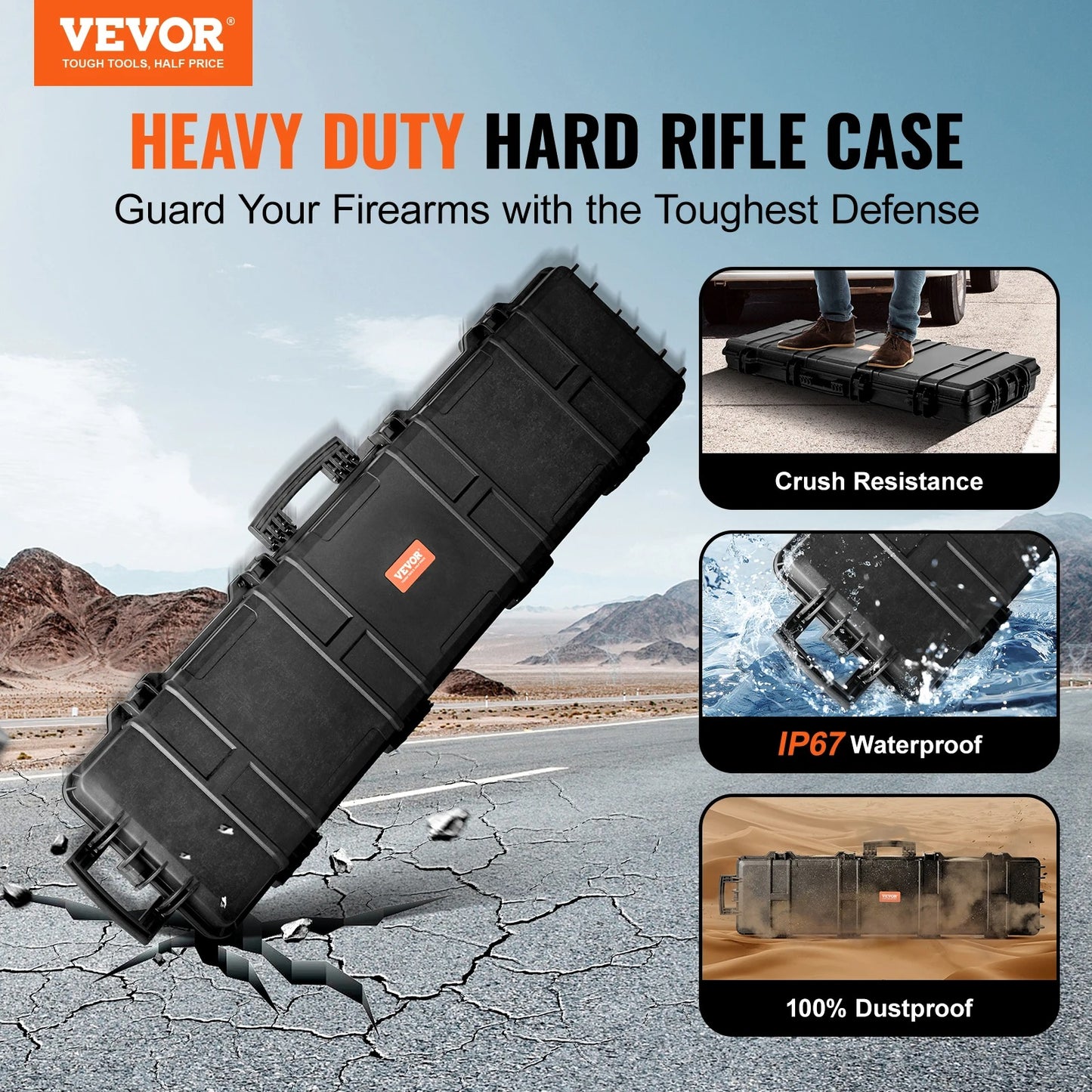 Heavy Duty Hard Rifle Case