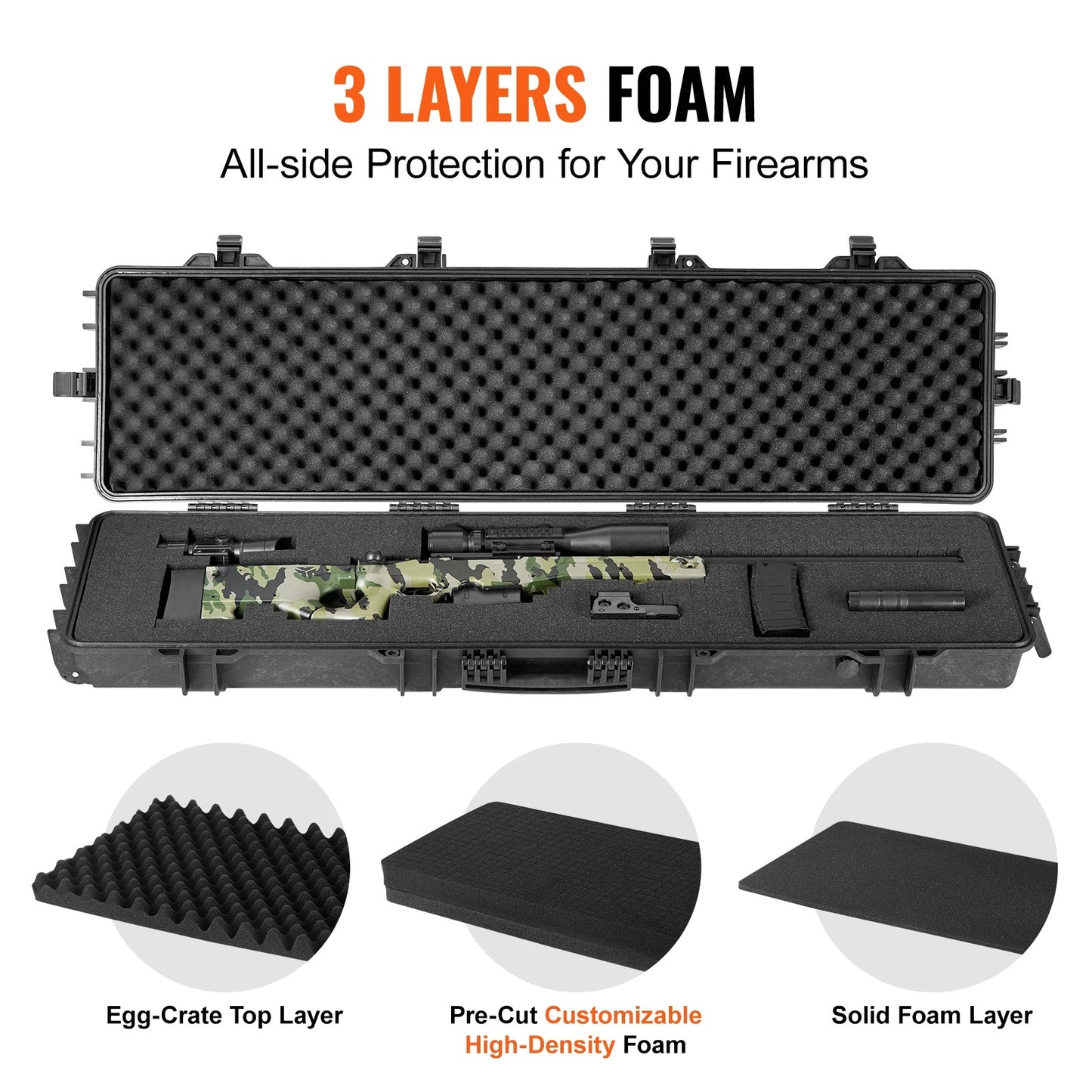 Heavy Duty Hard Rifle Case